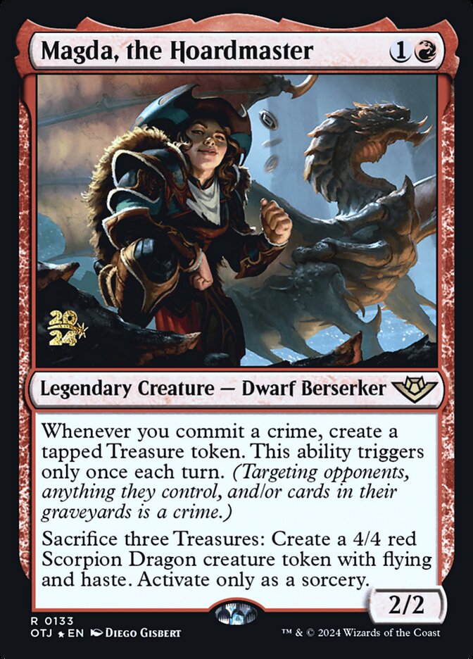 Magda, a Mestra do Tesouro / Magda, the Hoardmaster - Magic: The Gathering - MoxLand