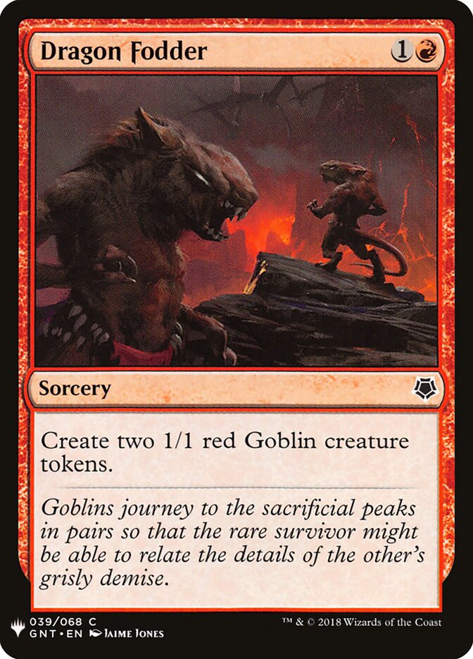 Forragem de Dragão / Dragon Fodder - Magic: The Gathering - MoxLand
