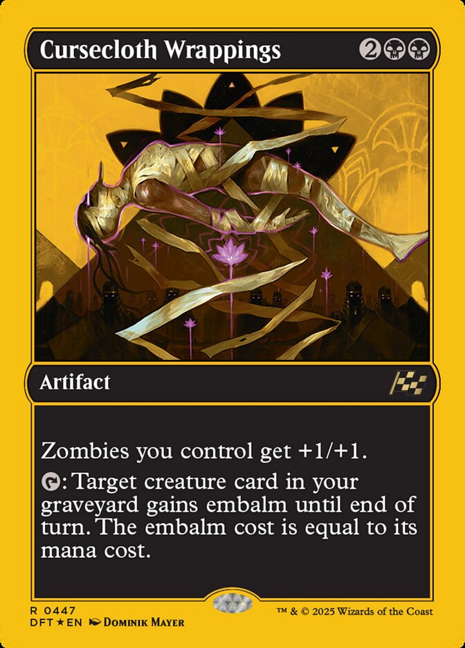 Mortalha Amaldiçoada / Cursecloth Wrappings - Magic: The Gathering - MoxLand