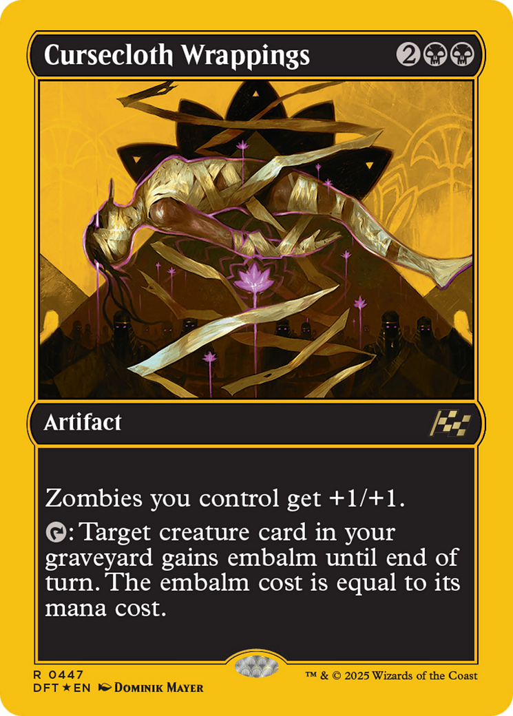 Mortalha Amaldiçoada / Cursecloth Wrappings - Magic: The Gathering - MoxLand