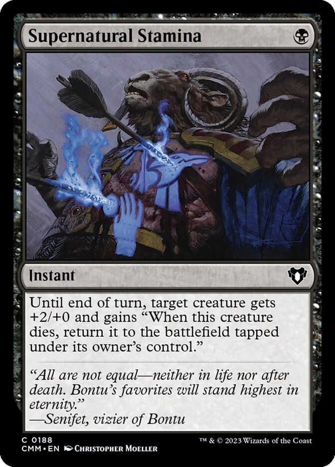 Resistência Sobrenatural / Supernatural Stamina - Magic: The Gathering - MoxLand