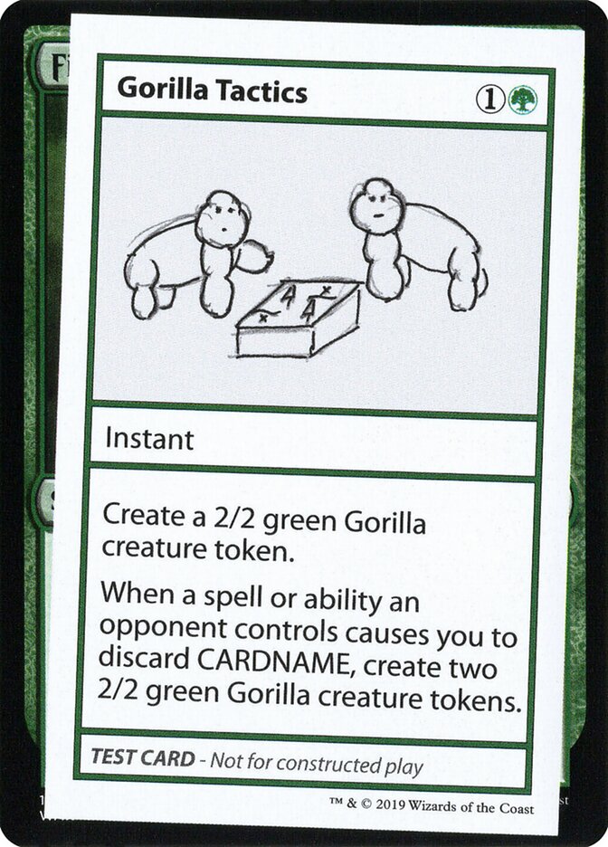 Gorilla Tactics - Magic: The Gathering - MoxLand