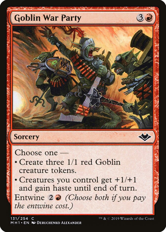 Bando de Guerra Goblin / Goblin War Party - Magic: The Gathering - MoxLand