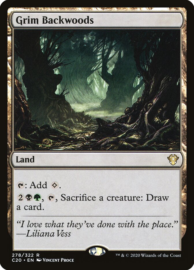 Mata Sinistra / Grim Backwoods - Magic: The Gathering - MoxLand