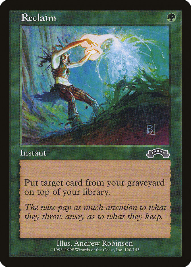 Restituir / Reclaim - Magic: The Gathering - MoxLand