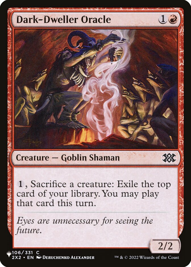 Oráculo Habitante do Escuro / Dark-Dweller Oracle - Magic: The Gathering - MoxLand