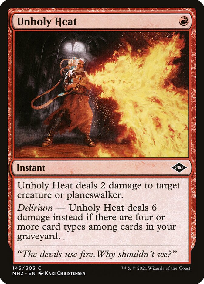 Calor Profano / Unholy Heat - Magic: The Gathering - MoxLand