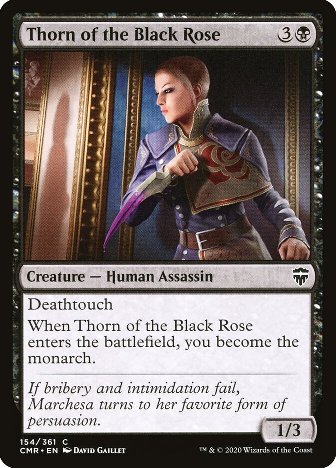 Espinho da Rosa Negra / Thorn of the Black Rose - Magic: The Gathering - MoxLand