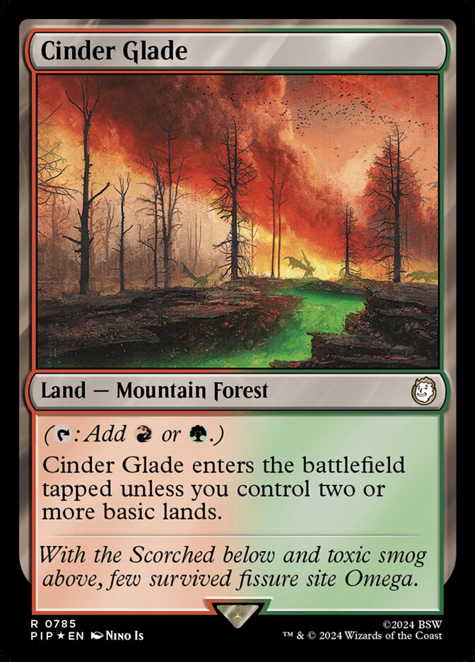 Clareira das Cinzas / Cinder Glade - Magic: The Gathering - MoxLand
