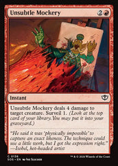 Unsubtle Mockery - Magic: The Gathering - MoxLand