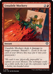 Unsubtle Mockery - Magic: The Gathering - MoxLand