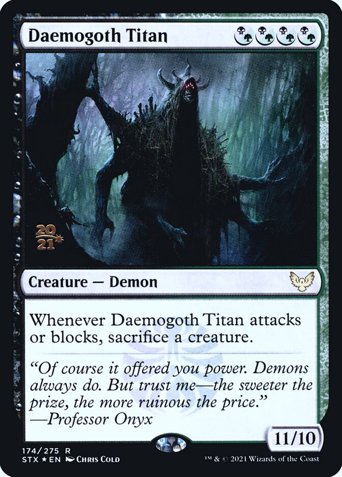 Titã Demogodo / Daemogoth Titan - Magic: The Gathering - MoxLand