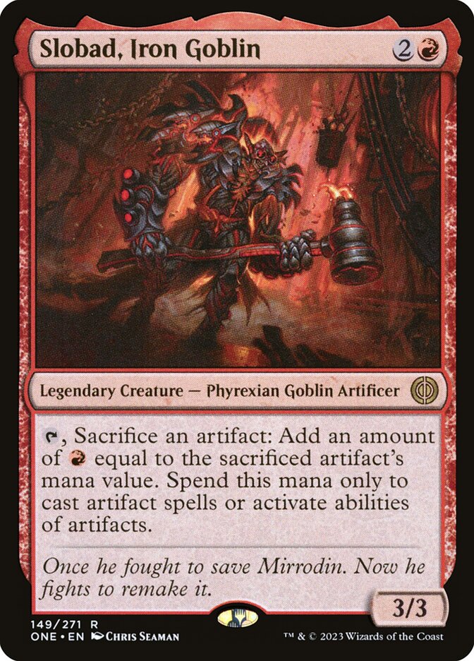 Slobad, Goblin de Ferro / Slobad, Iron Goblin - Magic: The Gathering - MoxLand
