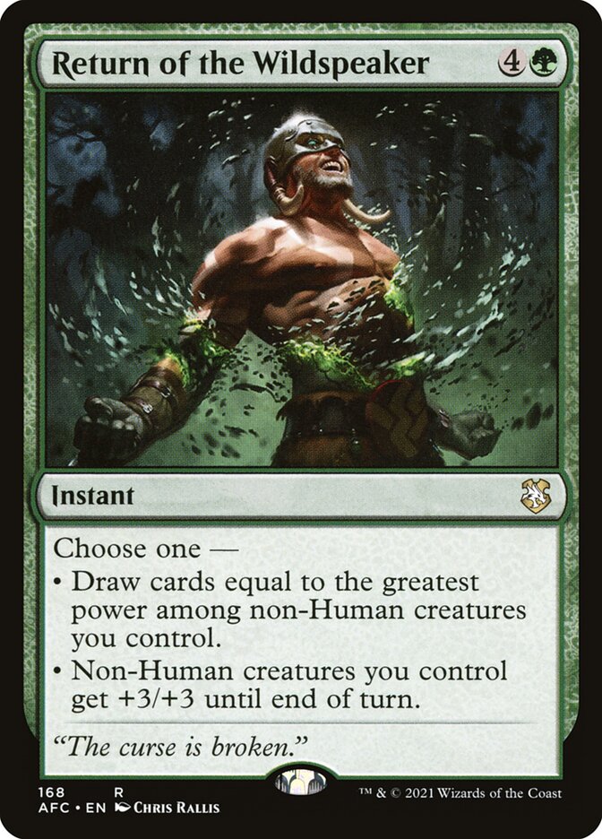 Retorno do Falabravo / Return of the Wildspeaker - Magic: The Gathering - MoxLand