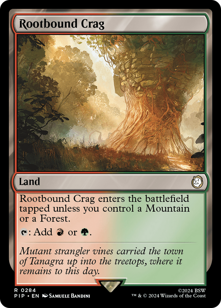 Penhasco do Raizame / Rootbound Crag - Magic: The Gathering - MoxLand