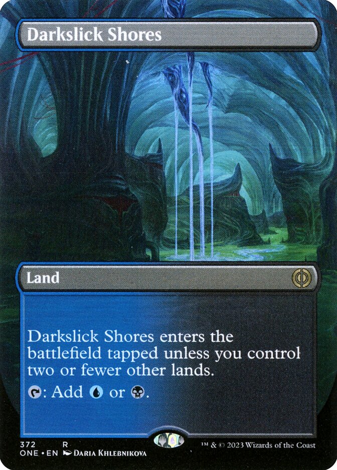 Litorais de Mancha Negra / Darkslick Shores - Magic: The Gathering - MoxLand