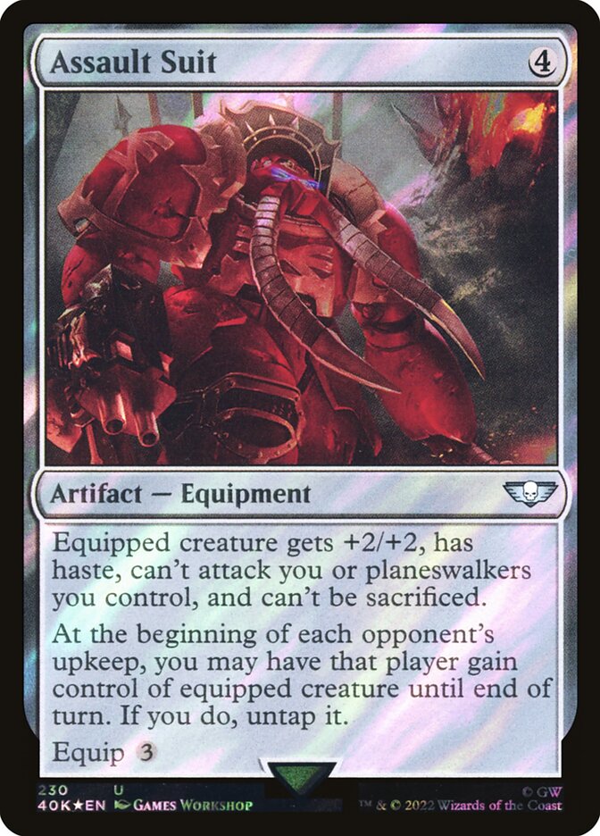 Traje de Assalto / Assault Suit - Magic: The Gathering - MoxLand