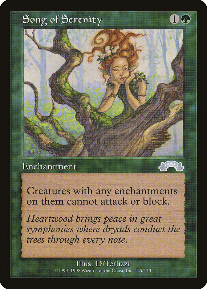 Cancão da Serenidade / Song of Serenity - Magic: The Gathering - MoxLand