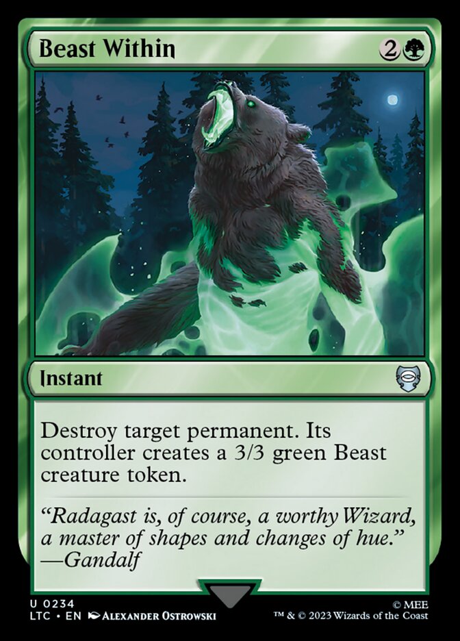 Fera Interior / Beast Within - Magic: The Gathering - MoxLand