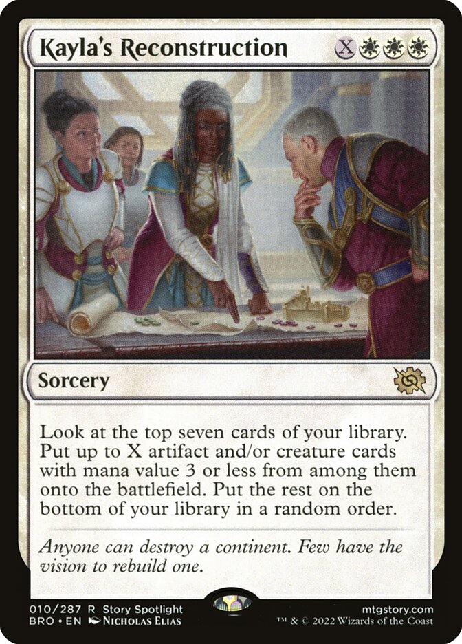 Reconstrução de Kayla / Kayla's Reconstruction - Magic: The Gathering - MoxLand