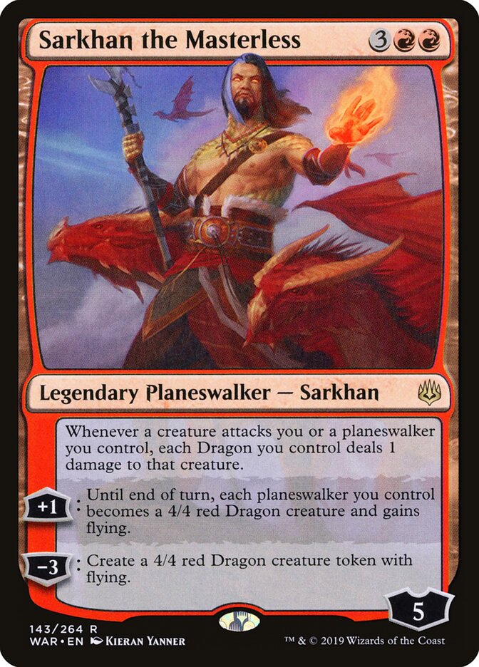Sarkhan, Sem Mestre / Sarkhan the Masterless - Magic: The Gathering - MoxLand