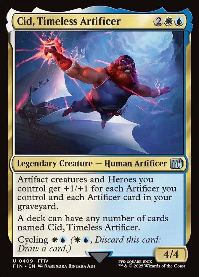 Cid, Artífice Atemporal / Cid, Timeless Artificer - Magic: The Gathering - MoxLand