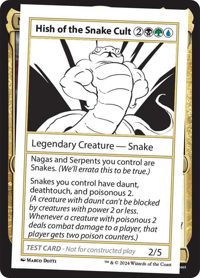 Hish of the Snake Cult - Magic: The Gathering - MoxLand