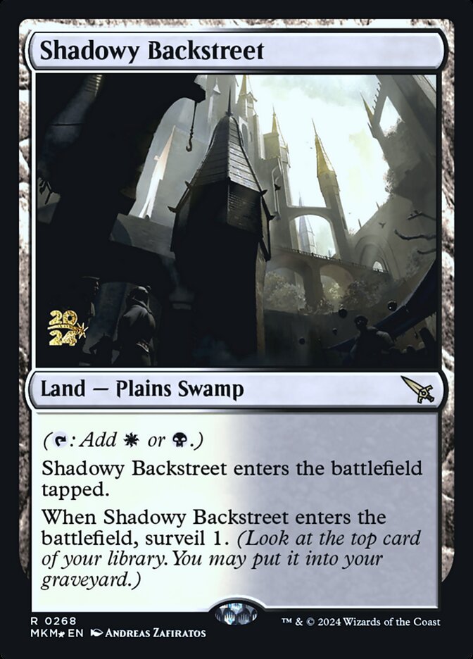 Viela Sombria / Shadowy Backstreet - Magic: The Gathering - MoxLand
