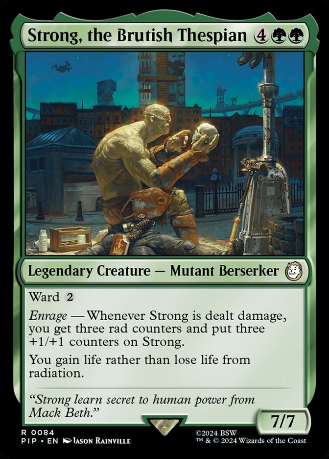 Strong, the Brutish Thespian - Magic: The Gathering - MoxLand