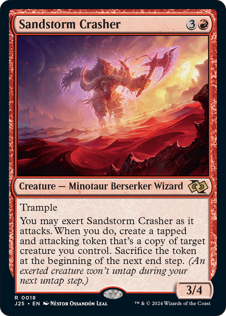 Sandstorm Crasher - Magic: The Gathering - MoxLand