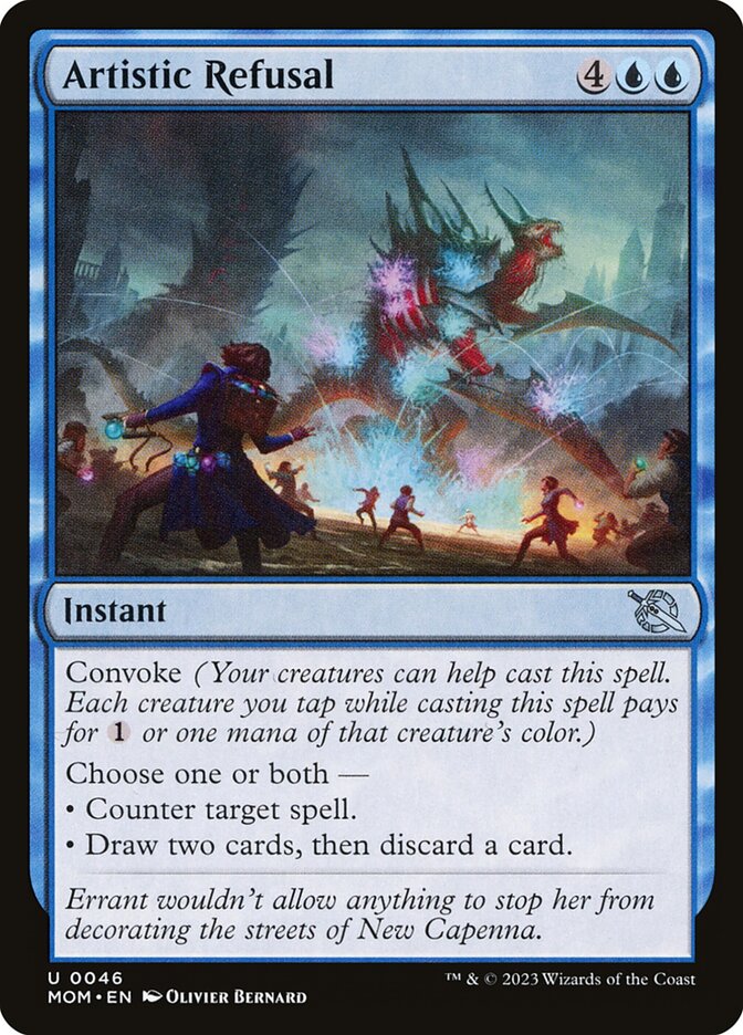 Recusa Artística / Artistic Refusal - Magic: The Gathering - MoxLand