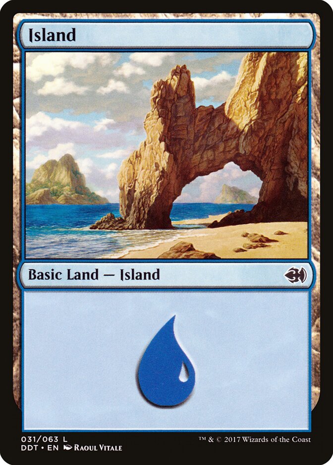 Ilha / Island - Magic: The Gathering - MoxLand