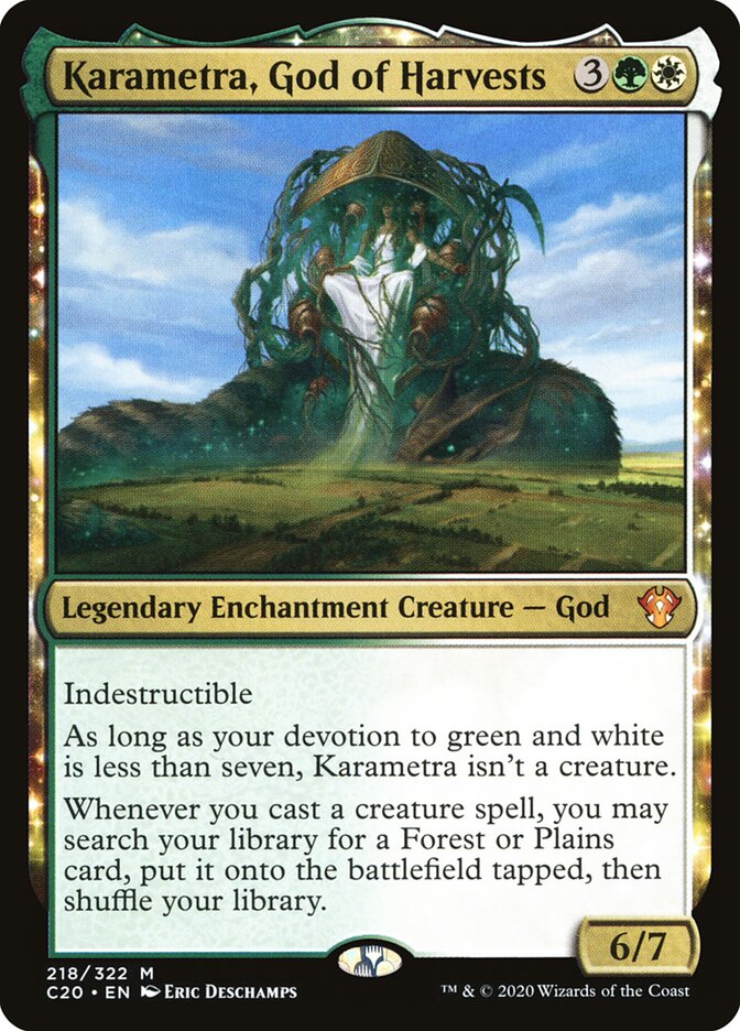 Carametra, Deusa da Colheita / Karametra, God of Harvests - Magic: The Gathering - MoxLand