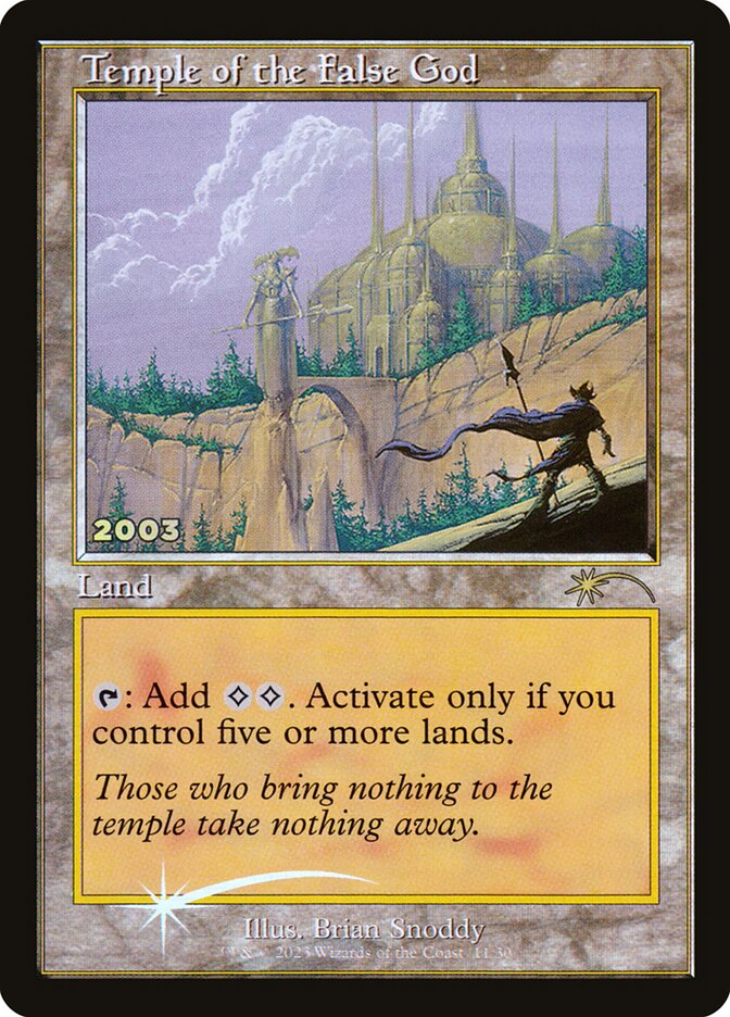 Templo do Falso Deus / Temple of the False God - Magic: The Gathering - MoxLand