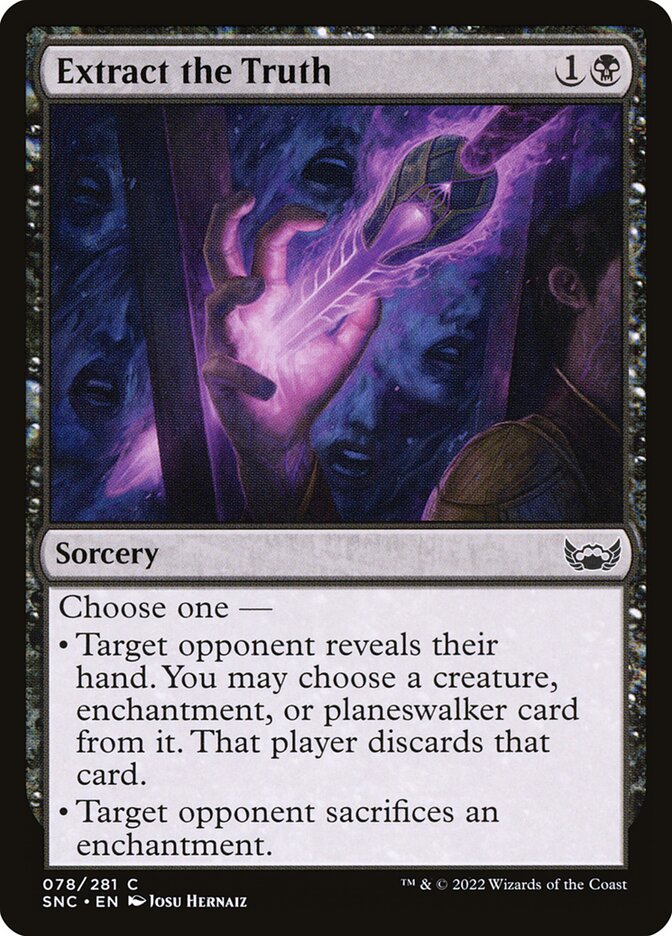 Extrair a Verdade / Extract the Truth - Magic: The Gathering - MoxLand