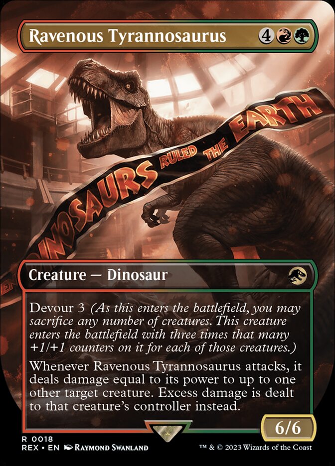 Tiranossauro Voraz / Ravenous Tyrannosaurus - Magic: The Gathering - MoxLand