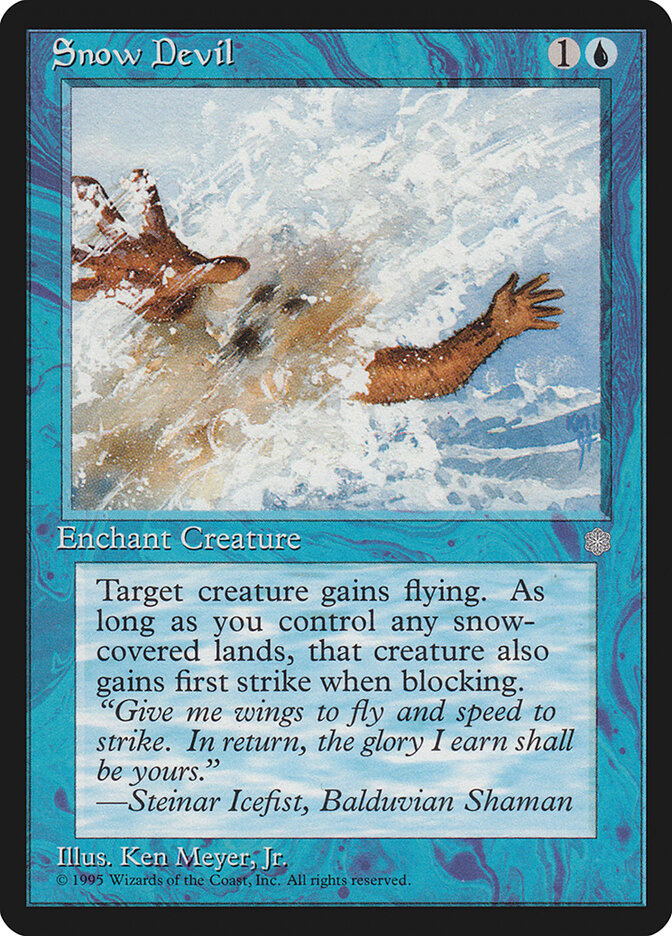 Demônio da Neve / Snow Devil - Magic: The Gathering - MoxLand
