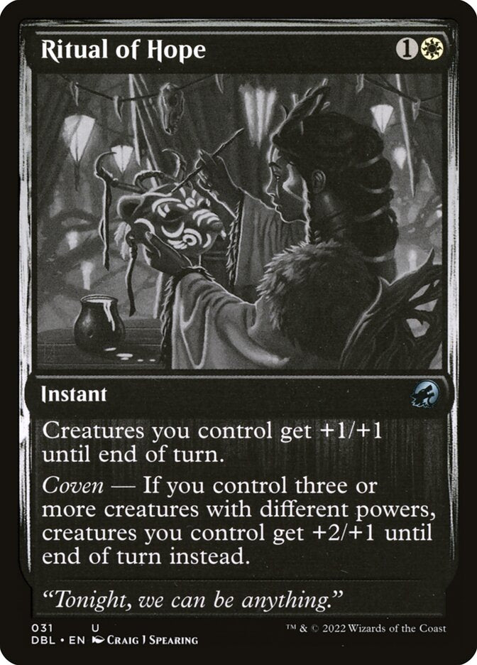Ritual da Esperança / Ritual of Hope - Magic: The Gathering - MoxLand