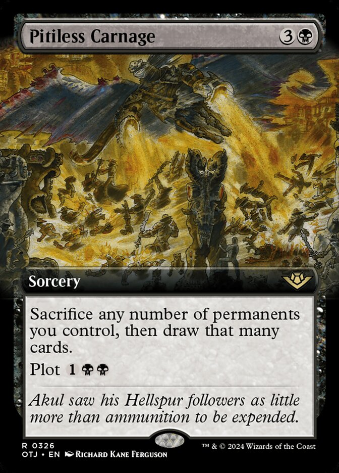 Carnificina Impiedosa / Pitiless Carnage - Magic: The Gathering - MoxLand