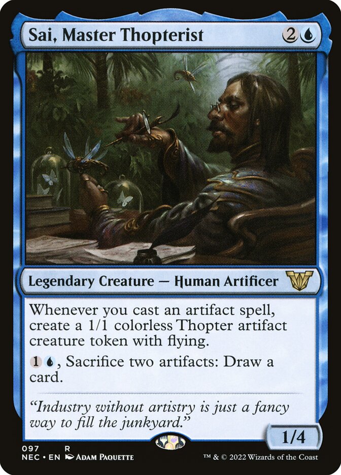 Sai, Topterista Mestre / Sai, Master Thopterist - Magic: The Gathering - MoxLand