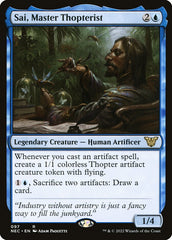 Sai, Topterista Mestre / Sai, Master Thopterist - Magic: The Gathering - MoxLand