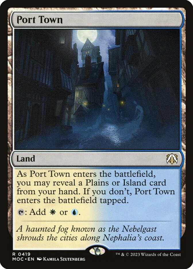 Cidade Portuária / Port Town - Magic: The Gathering - MoxLand