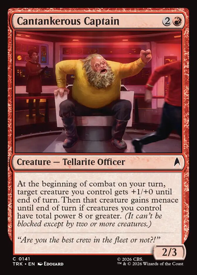 Cantankerous Captain - Magic: The Gathering - MoxLand