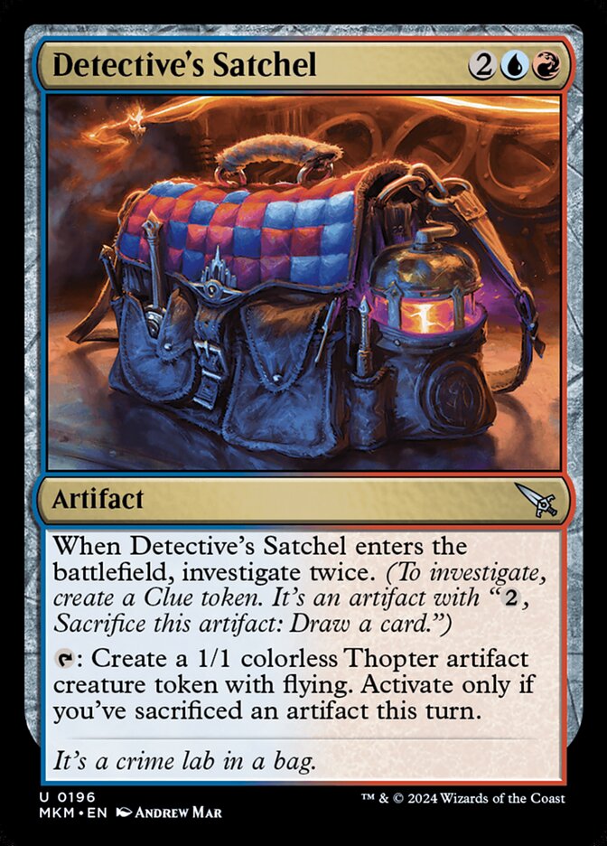 Pasta do Detetive / Detective's Satchel - Magic: The Gathering - MoxLand