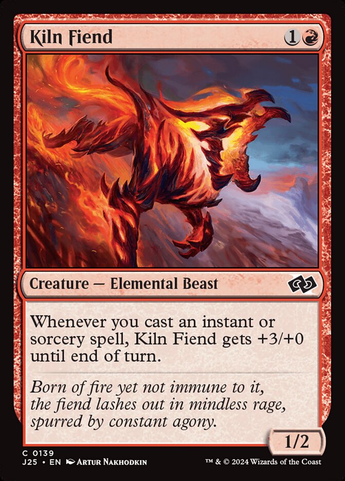 Demônio Fornalha / Kiln Fiend - Magic: The Gathering - MoxLand