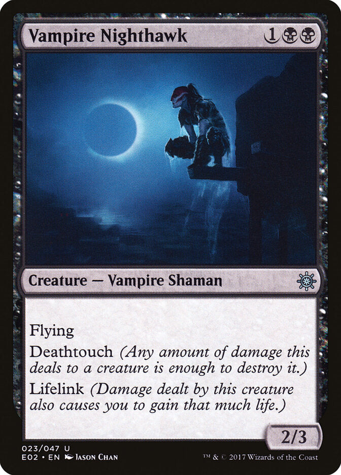 Vampiro Falcão-da-noite / Vampire Nighthawk - Magic: The Gathering - MoxLand