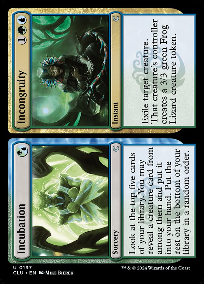 Incubação / Incongruência / Incubation / Incongruity - Magic: The Gathering - MoxLand