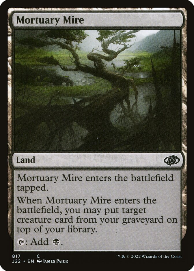 Lodaçal Mortuário / Mortuary Mire - Magic: The Gathering - MoxLand