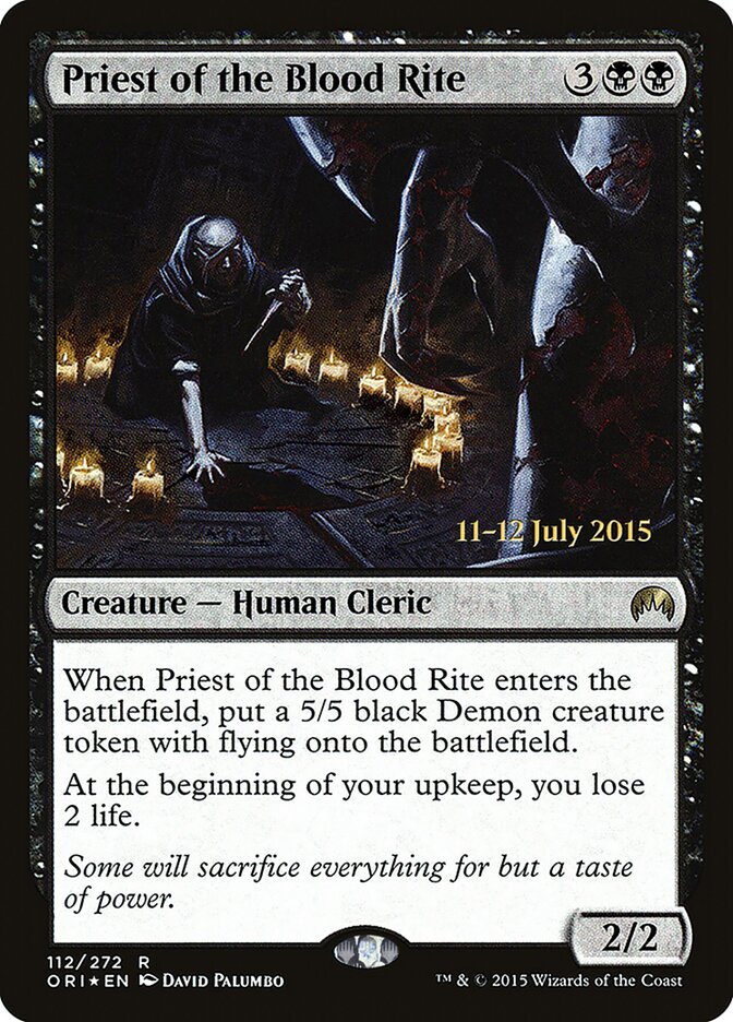 Sacerdote do Ritual de Sangue / Priest of the Blood Rite - Magic: The Gathering - MoxLand