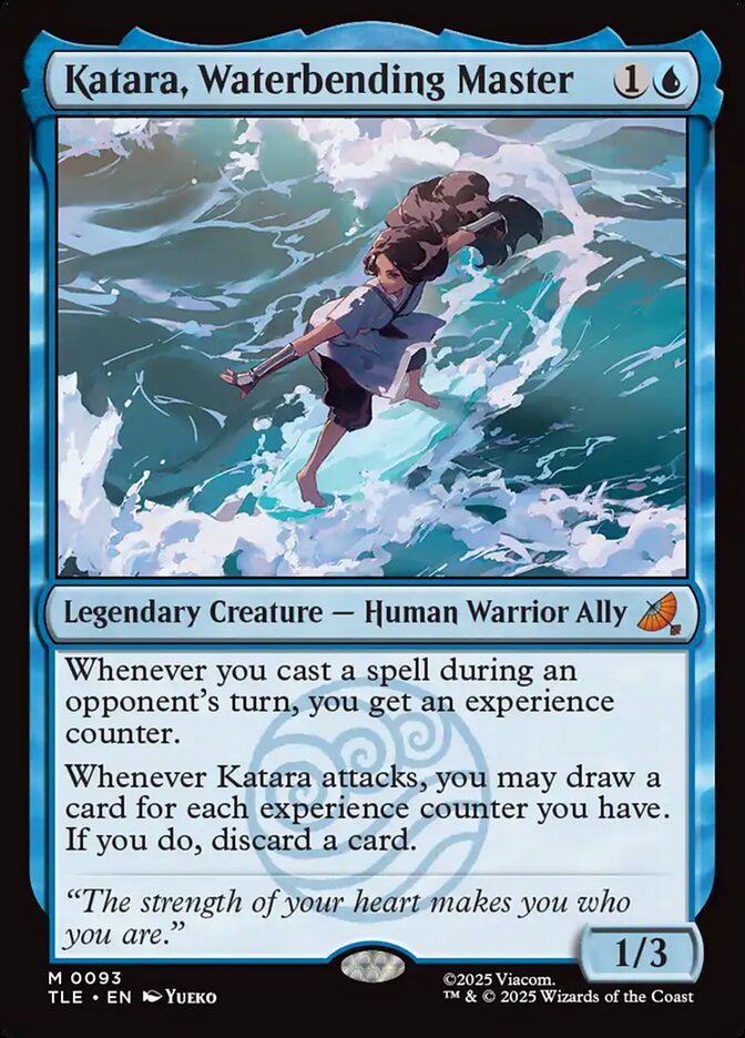 Katara, Mestra da Dobra de Água / Katara, Waterbending Master - Magic: The Gathering - MoxLand